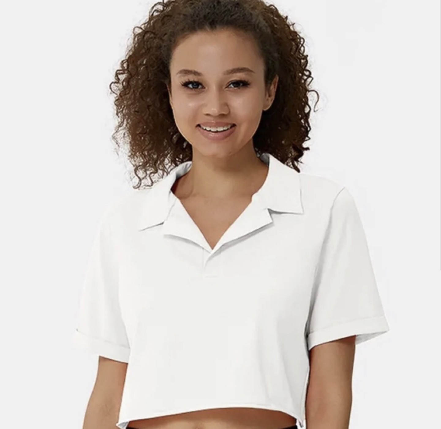 Halara Crop Polo thumbnail