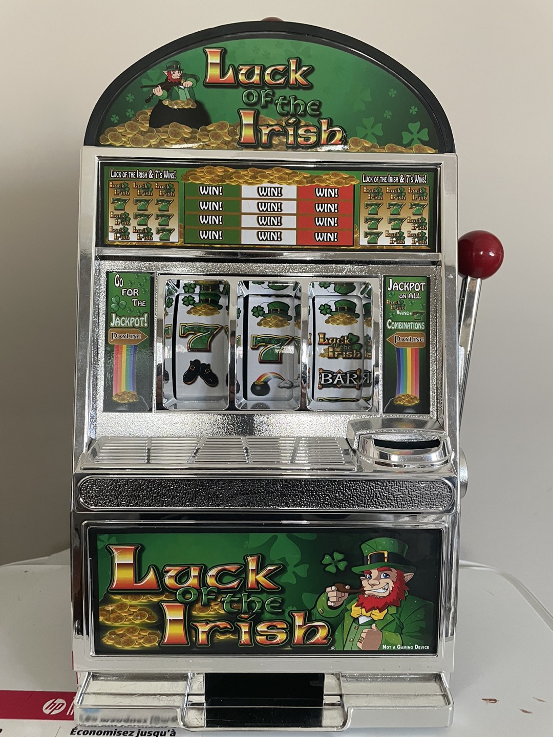 SLOT MACHINE BANK - photo 2