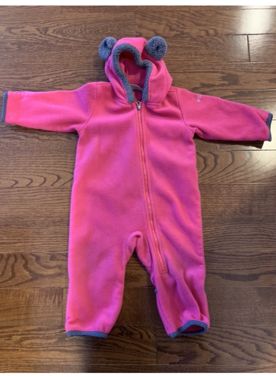 6-12 month Columbia fleece bunting thumbnail