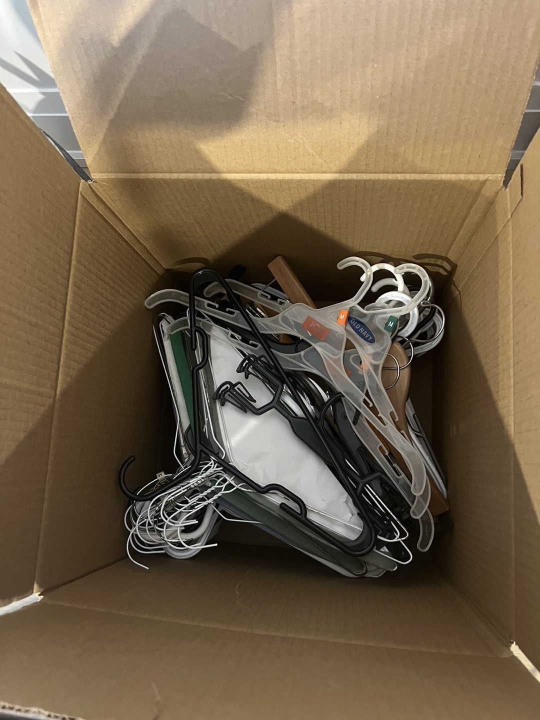 Box of Clothes Hangers #freecycle