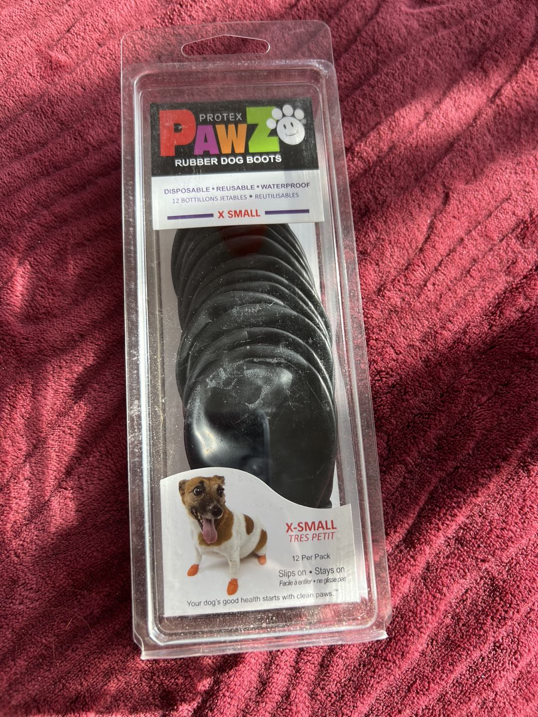 Brand New- Paws Protect Rubber Boots. Size XSmall for Dog - photo 2