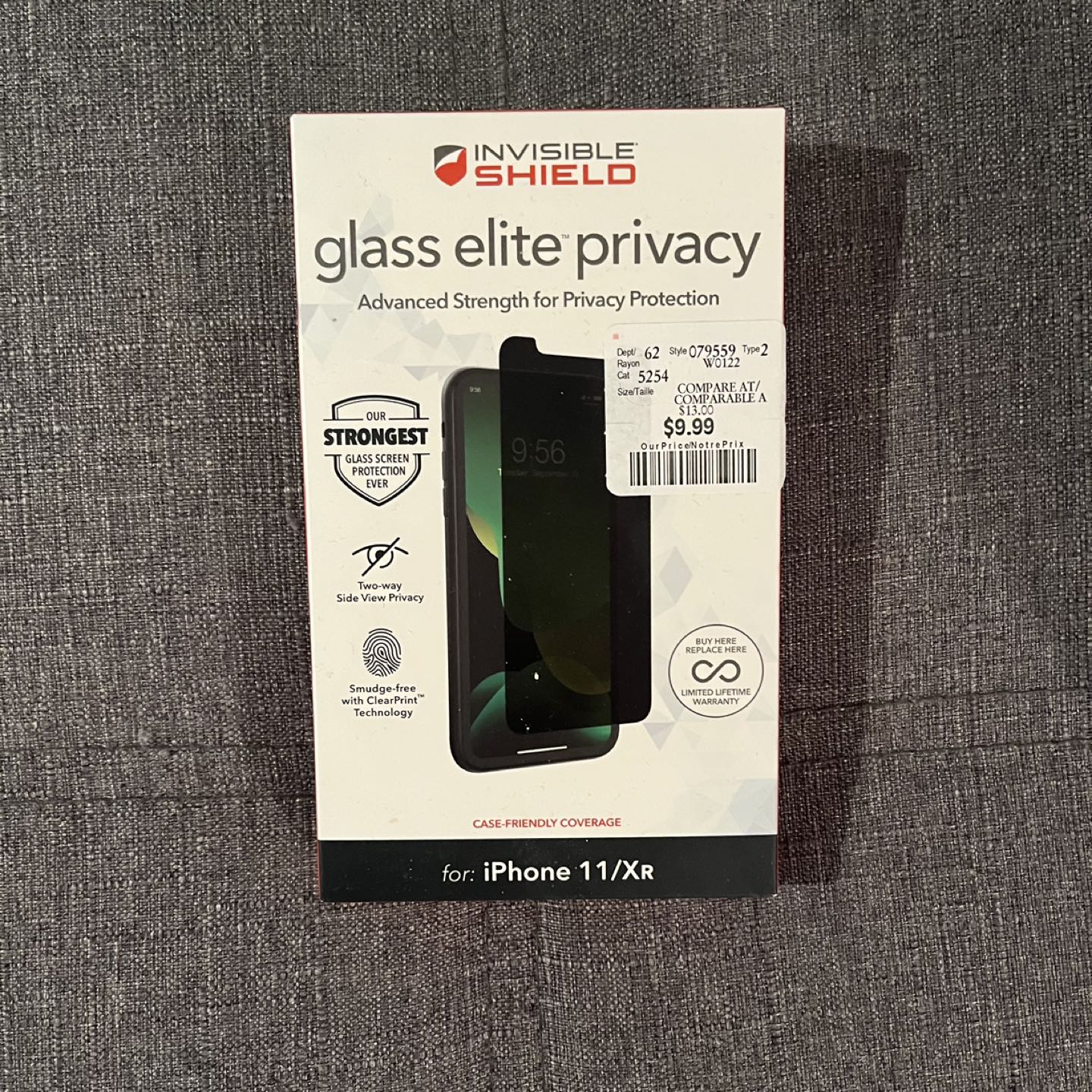 iPhone 11 or XR Glass Privacy Screen Protector thumbnail