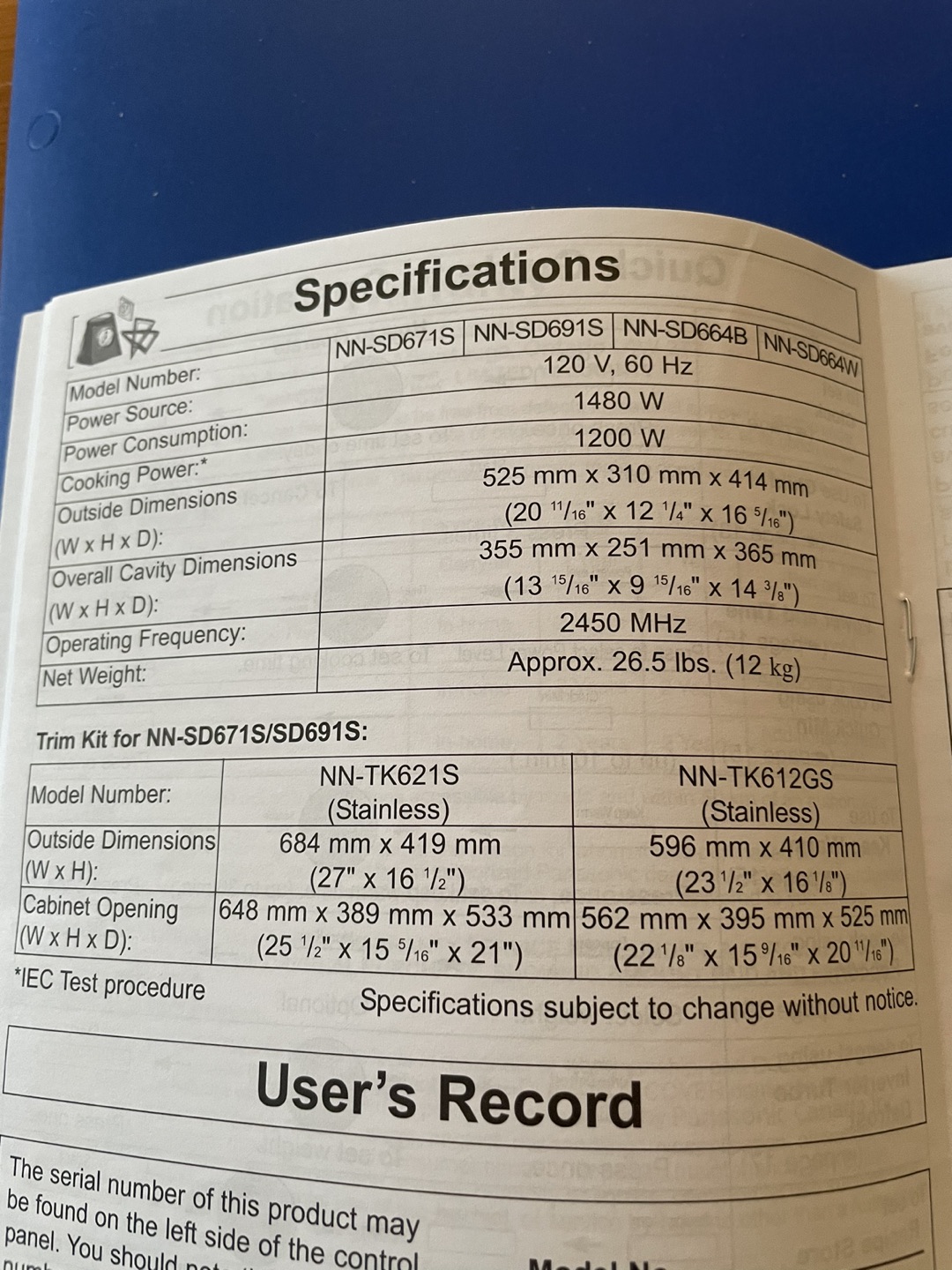 Microwave image indicator(5)