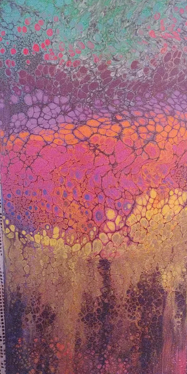 Original Acrylic Fluid art image indicator(2)