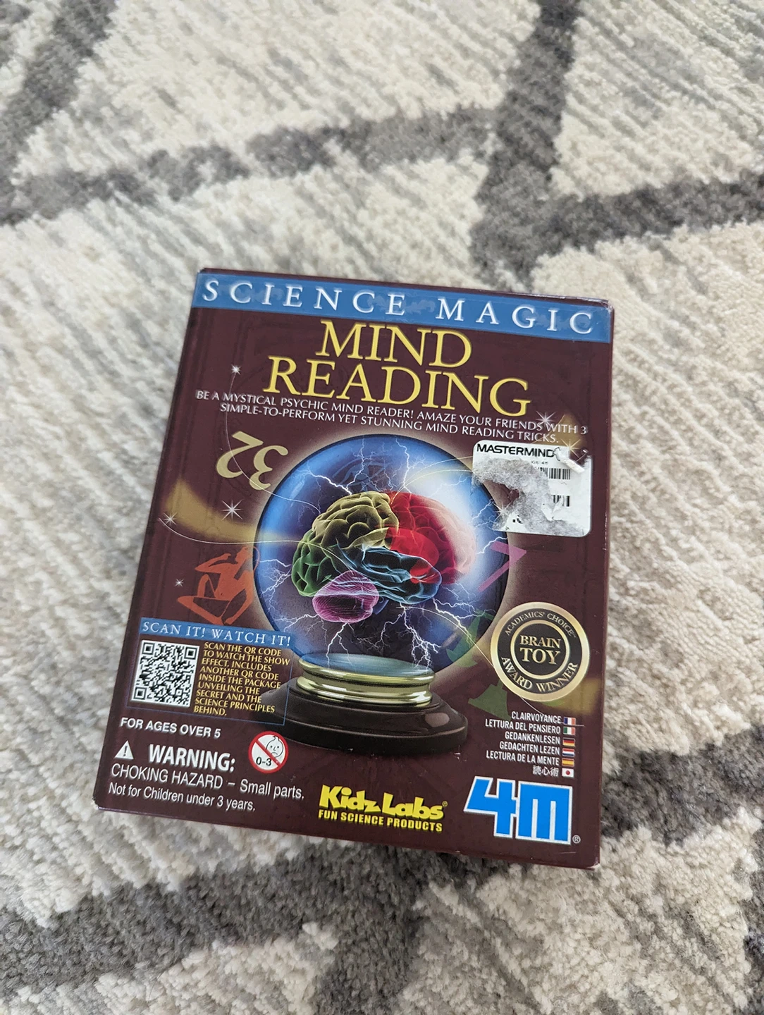 Mastermind Science Magic card kit Mind Reading thumbnail