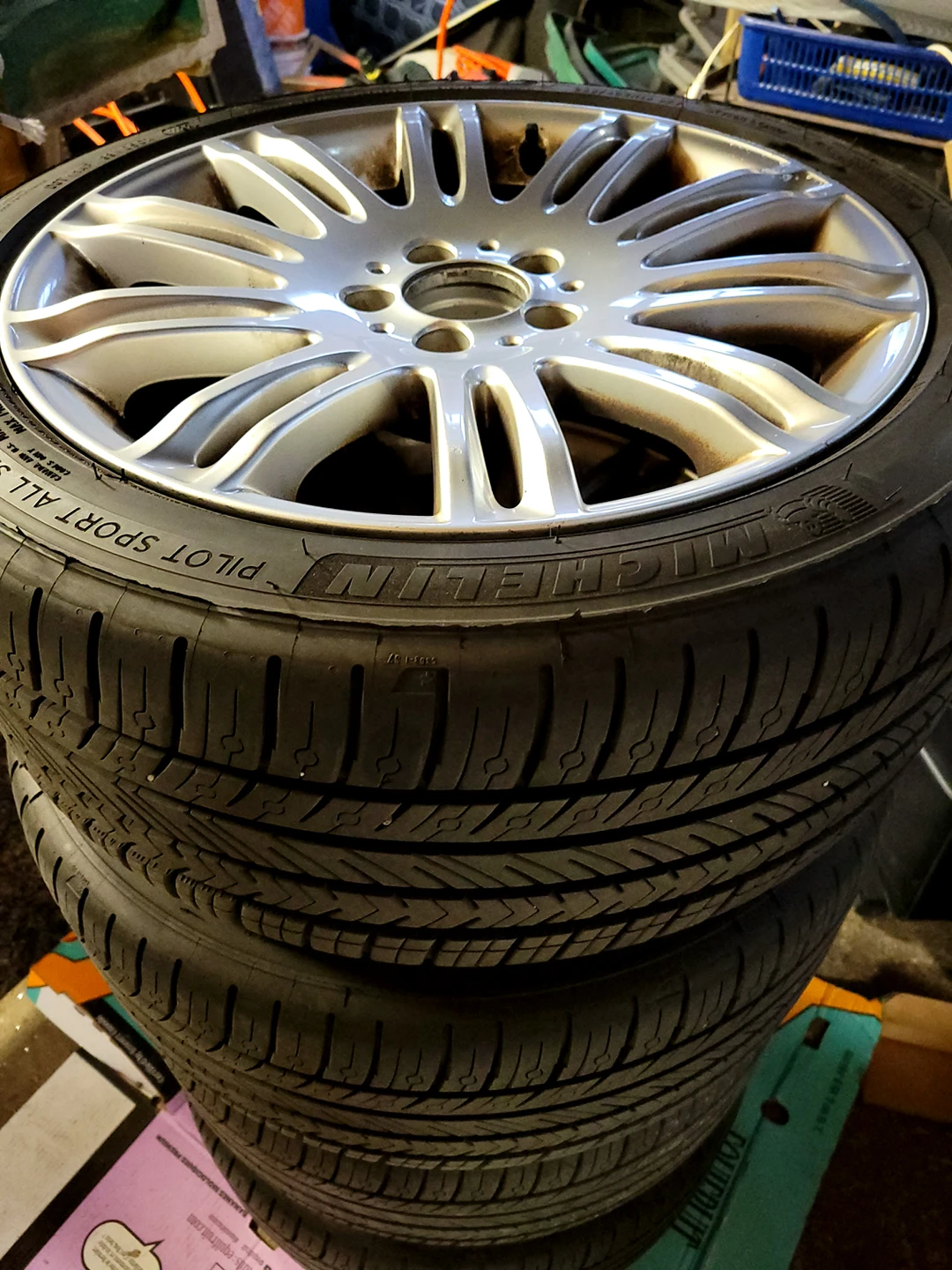 Mercedes OEM Wheels - 18" Rims – 245/40Z/R18 - All-Season Tires thumbnail