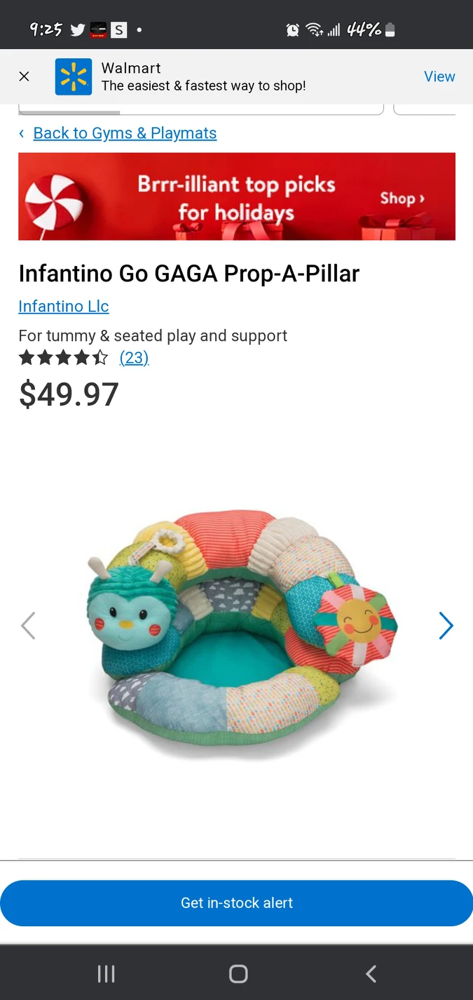 Infantino tummy and sit up caterpilar thumbnail
