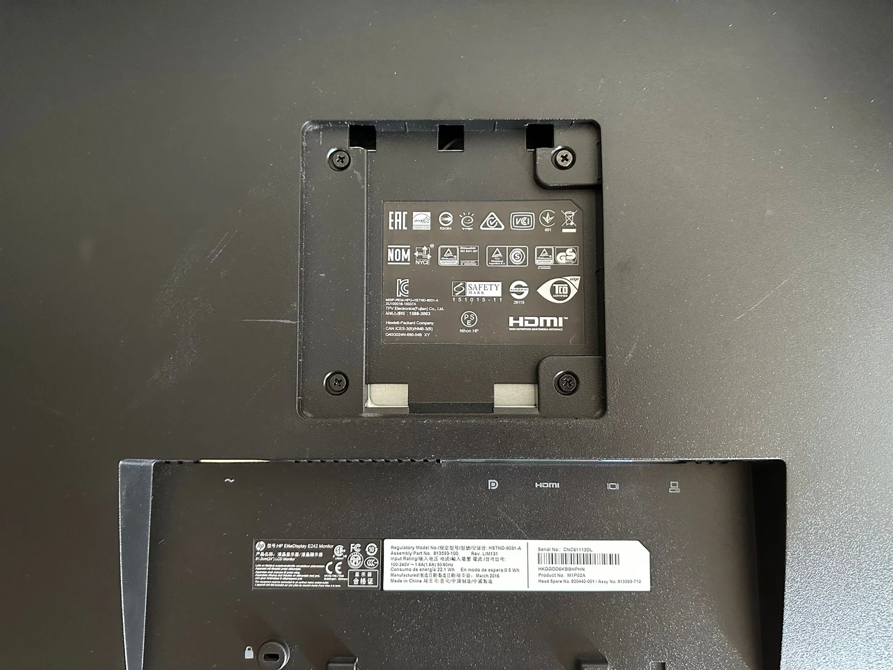 HP EliteDisplay E242 24-inch Monitor - photo 4