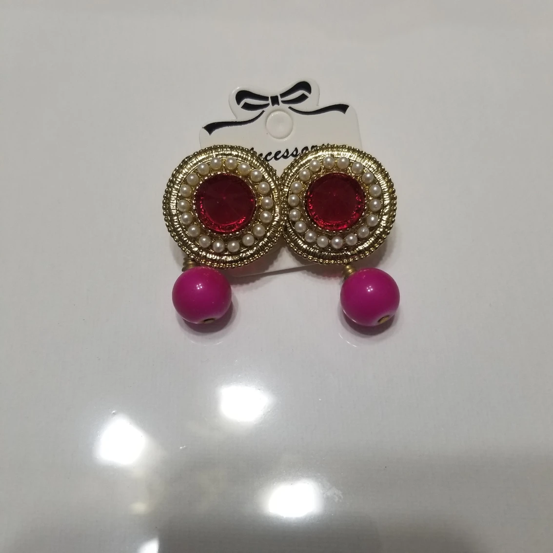 Colorful Indian style fashion earrings - photo 3