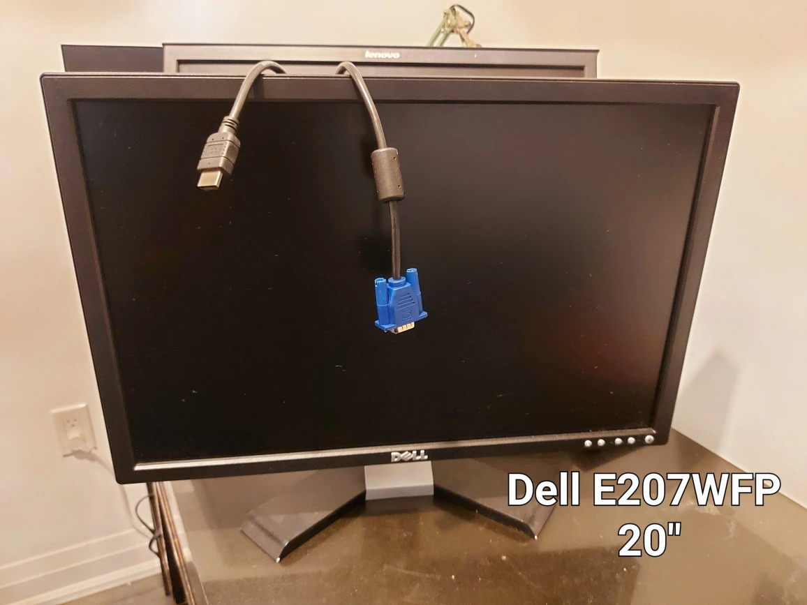 Dell E207WFP monitor. HDMI + SVGA thumbnail