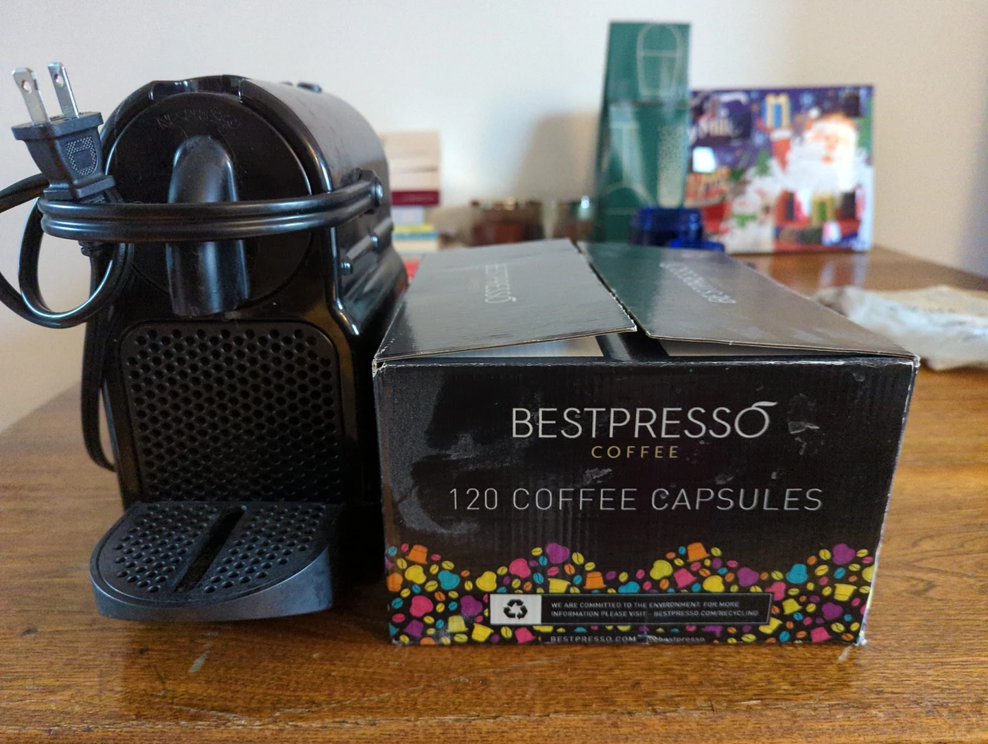 Nespresso Inissia and pods thumbnail