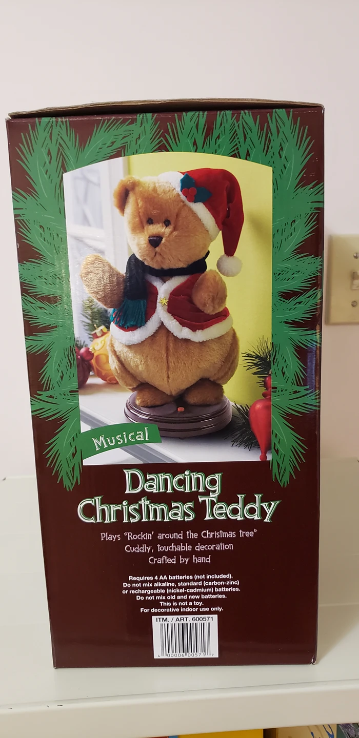 Musical Christmas Dancing Teddy image indicator(4)