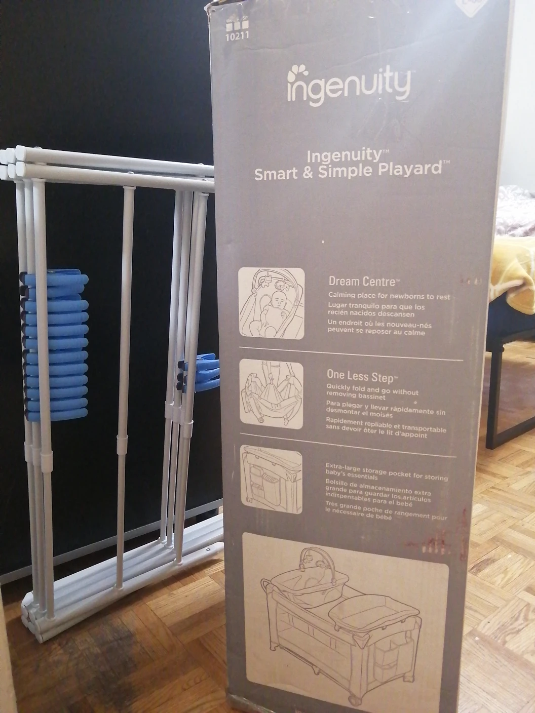 Brand new Baby Crib with changing station and play yard image indicator(2)