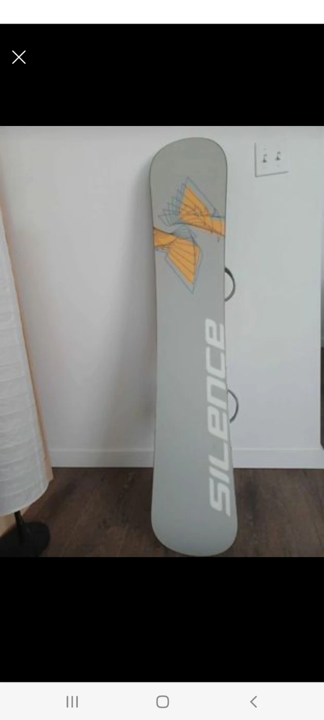 Snowboard with booths and helmet - photo 3