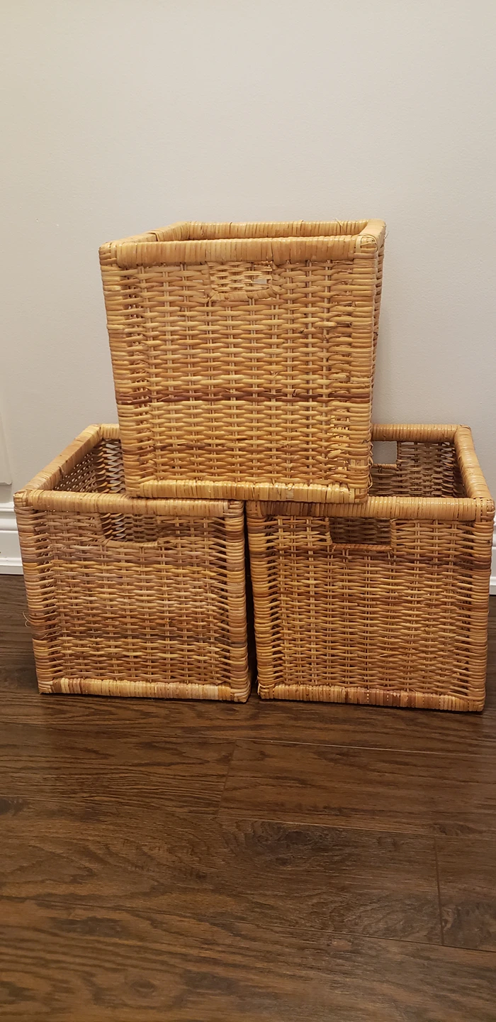 💝 Ikea storage baskets $15 each - photo 2