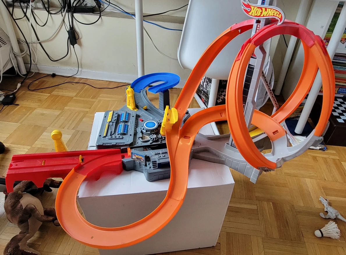 Motorized Hotwheels Track thumbnail