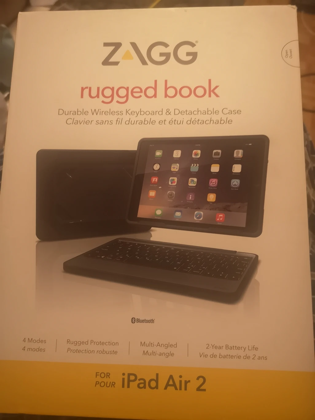 ZAGG rugged book for iPad Air 2