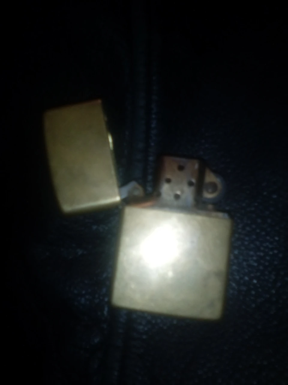 Brass/Gold colored 2000 Zippo brand lighter XVI - photo 4