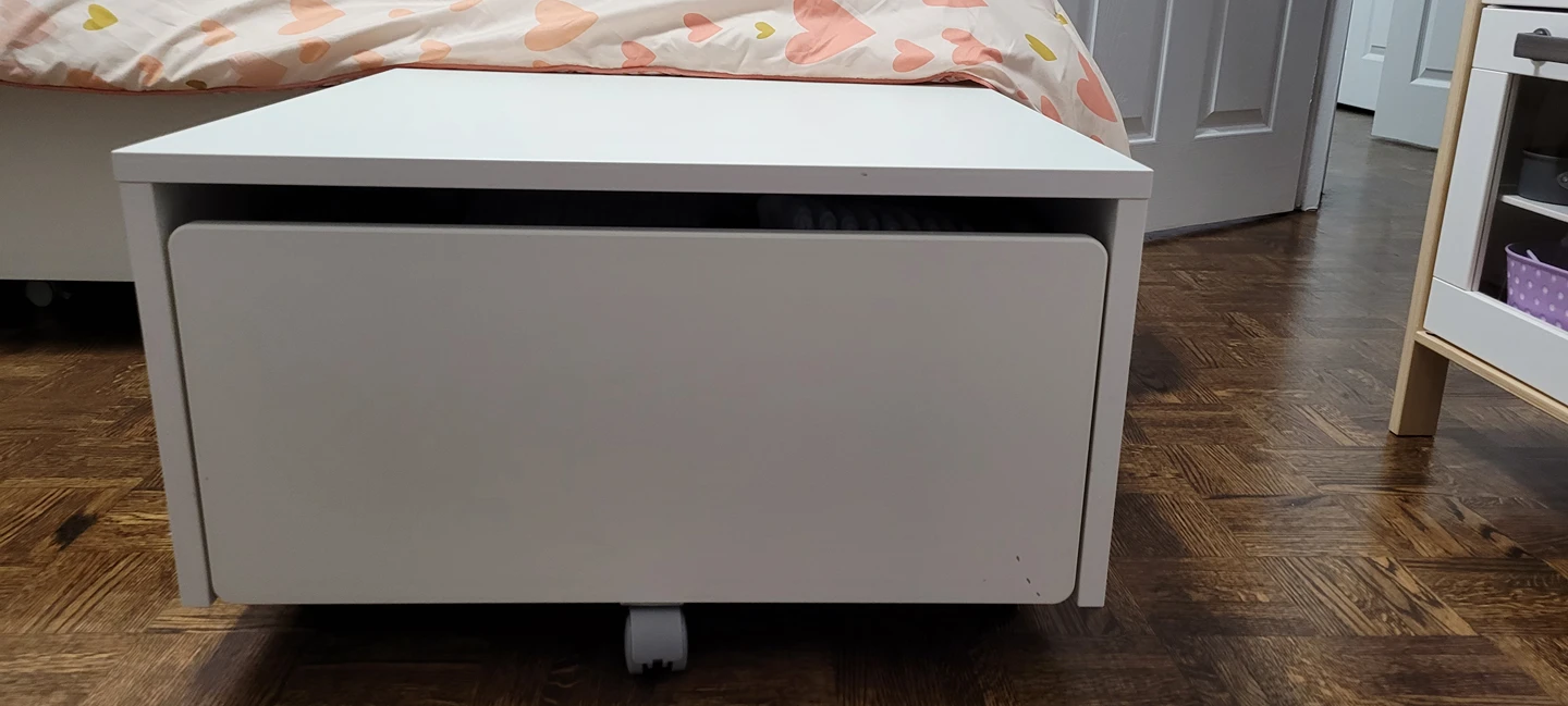 Ikea Slakt - Underbed Drawers in White