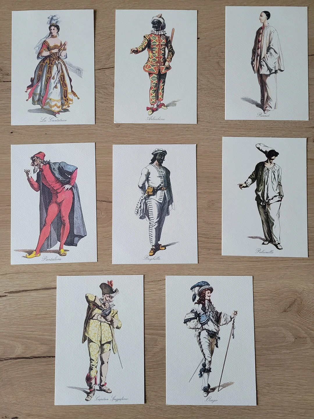Commedia dell'Arte Postcards