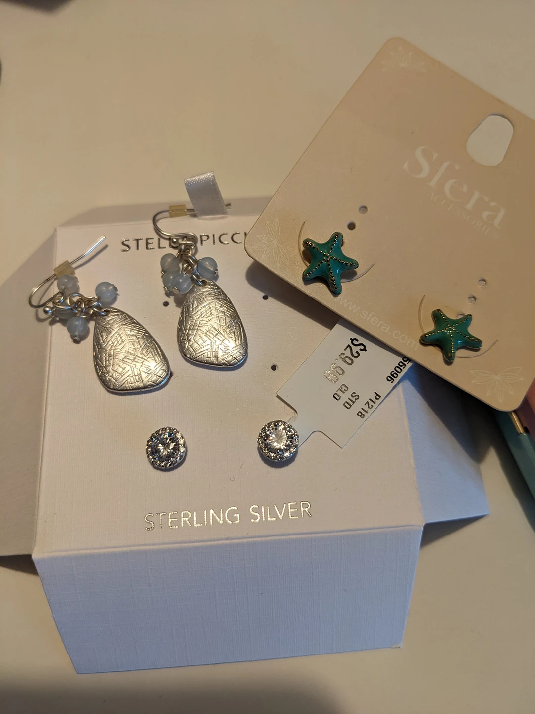 New never worn earrings - all 3 for $5 thumbnail