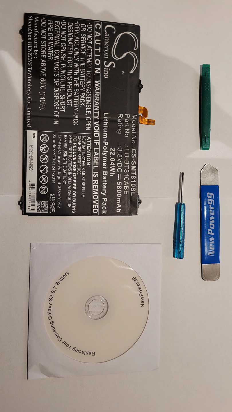 Brand new battery for samsung SM-T813 ,810 ... with all tools thumbnail