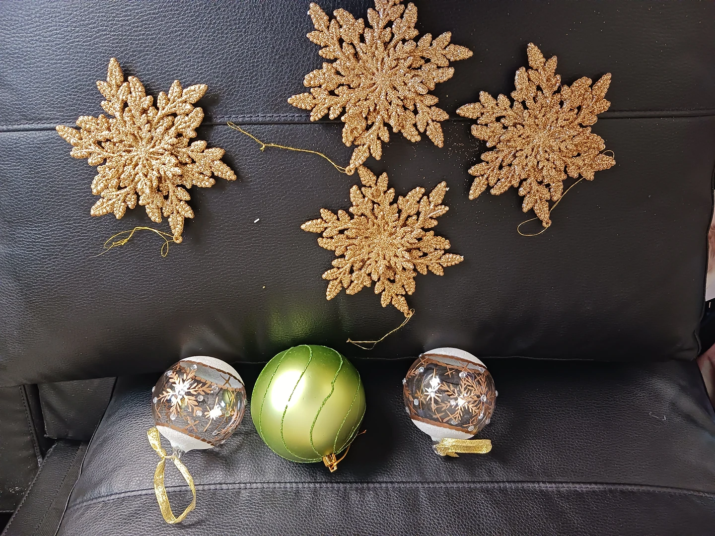Christmas Balls + Snowflakes $5 ea. image indicator(5)