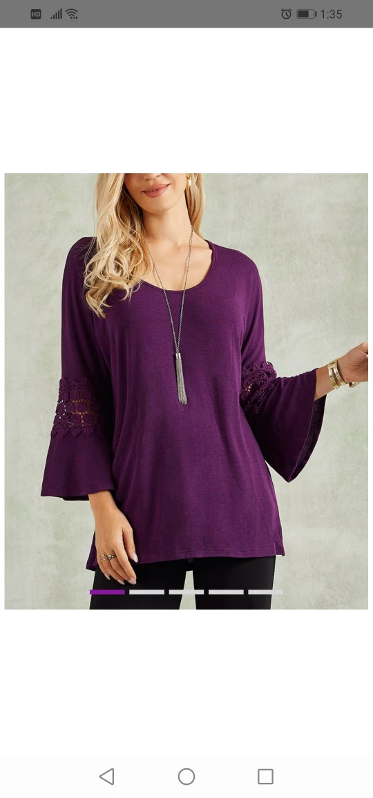 NEW SUMMER DEAL
NEW XL PURPLE TUNIC WOMAN thumbnail
