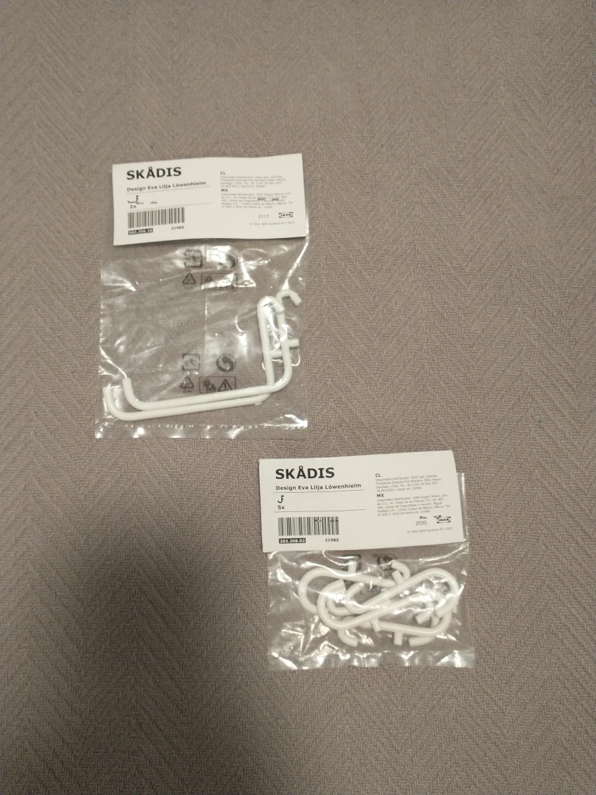 IKEA Skadis pegboard hooks thumbnail