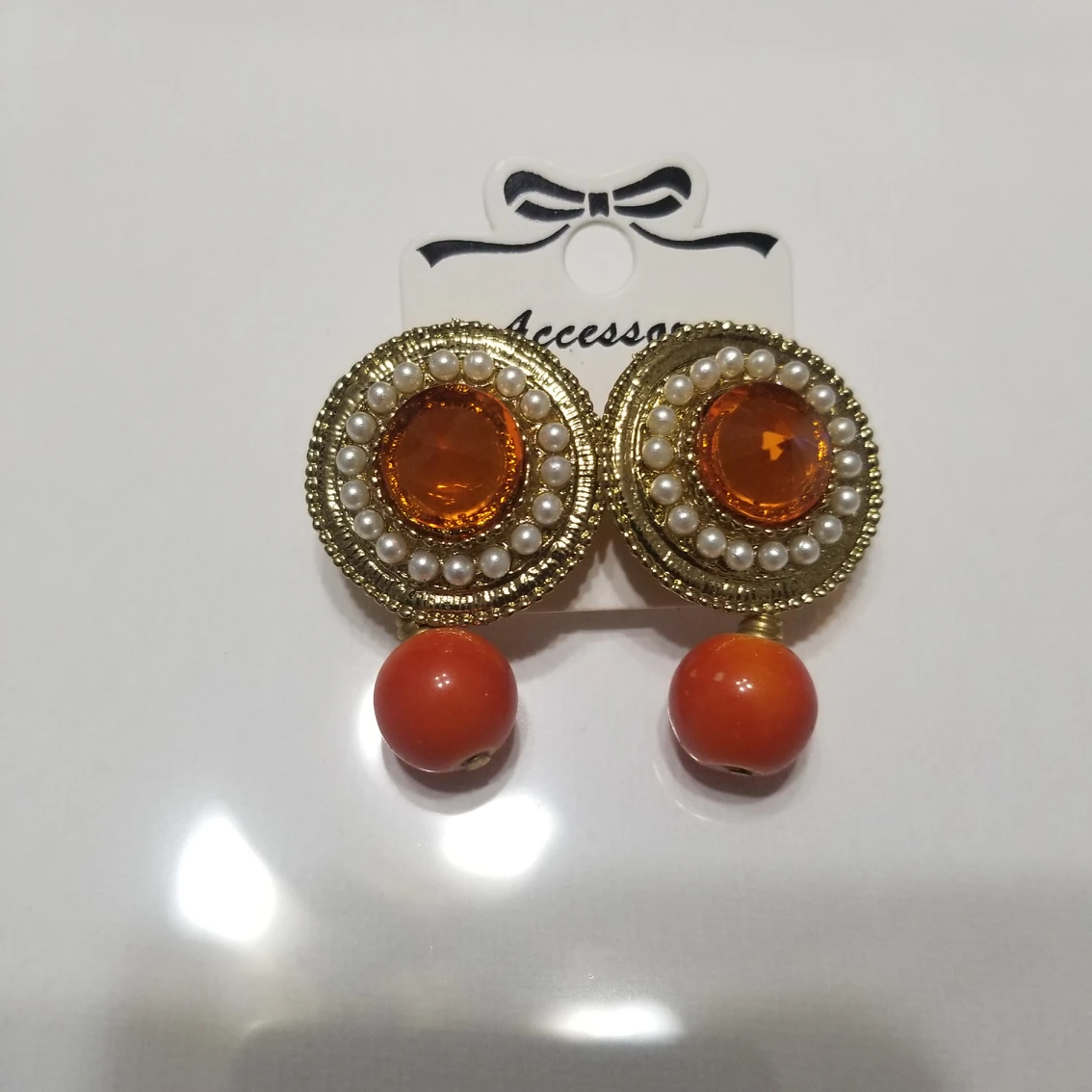 Colorful Indian style fashion earrings - photo 5