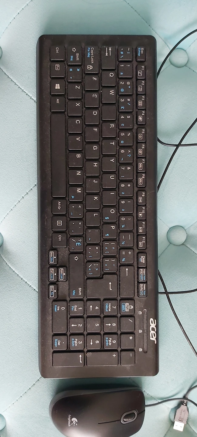 Wired keyboard and mouse thumbnail
