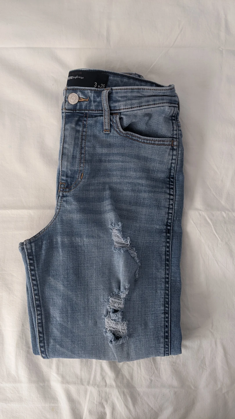 Hollister High Waisted Boyfriend Style Jeans from Hollister thumbnail