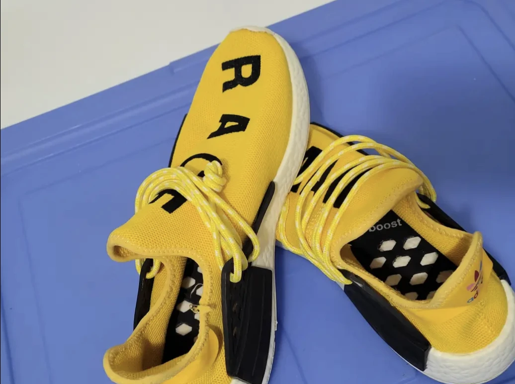 Adidas NMD HU Pharrell Williams Human Race Yellow Size 10 - photo 2
