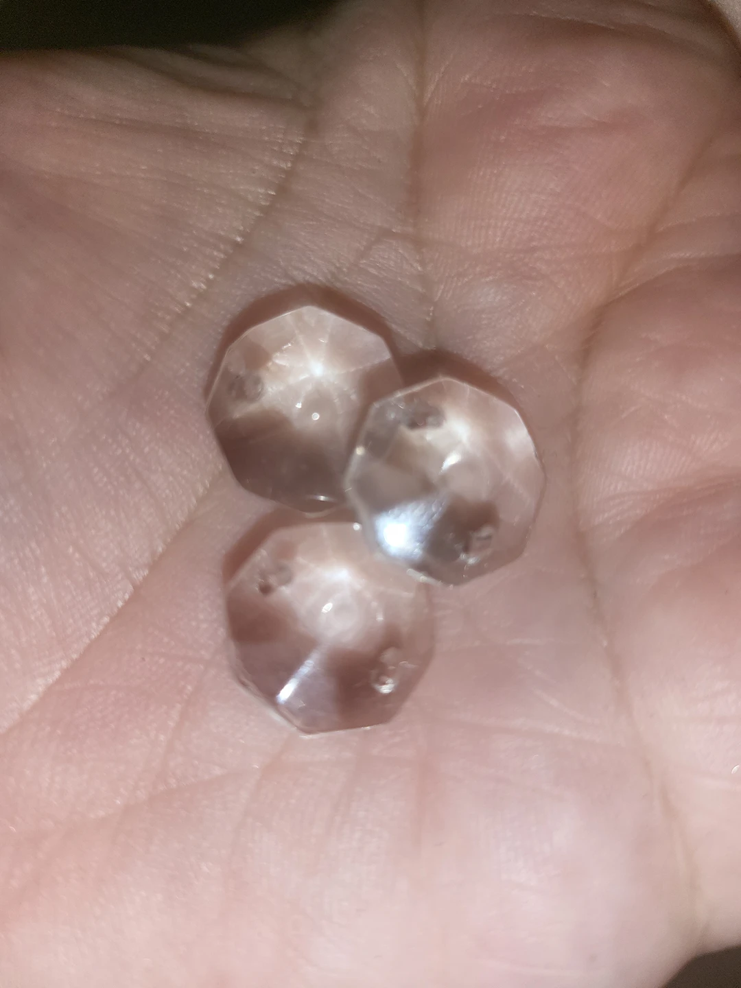 glass prisms from a vintage chandelier, Christmas DIY image indicator(8)