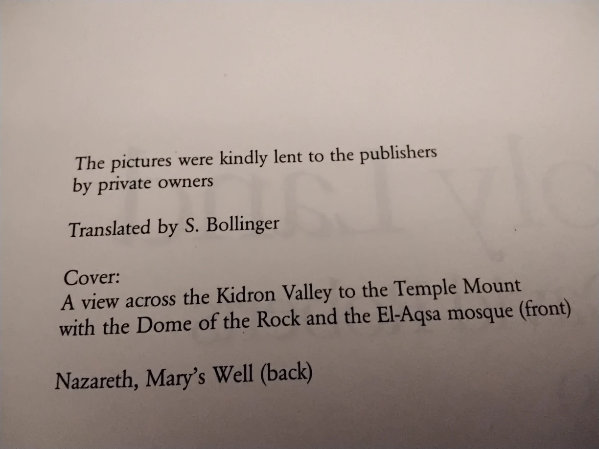 Beautiful Vintage Book "In The Holy Land" Paintings image indicator(4)