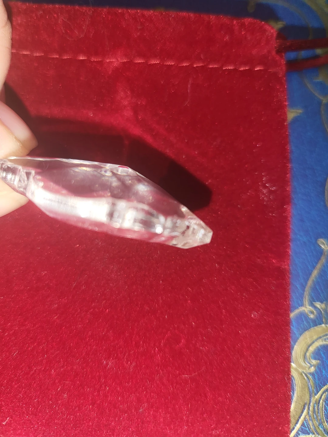 glass prisms from a vintage chandelier, Christmas DIY image indicator(6)