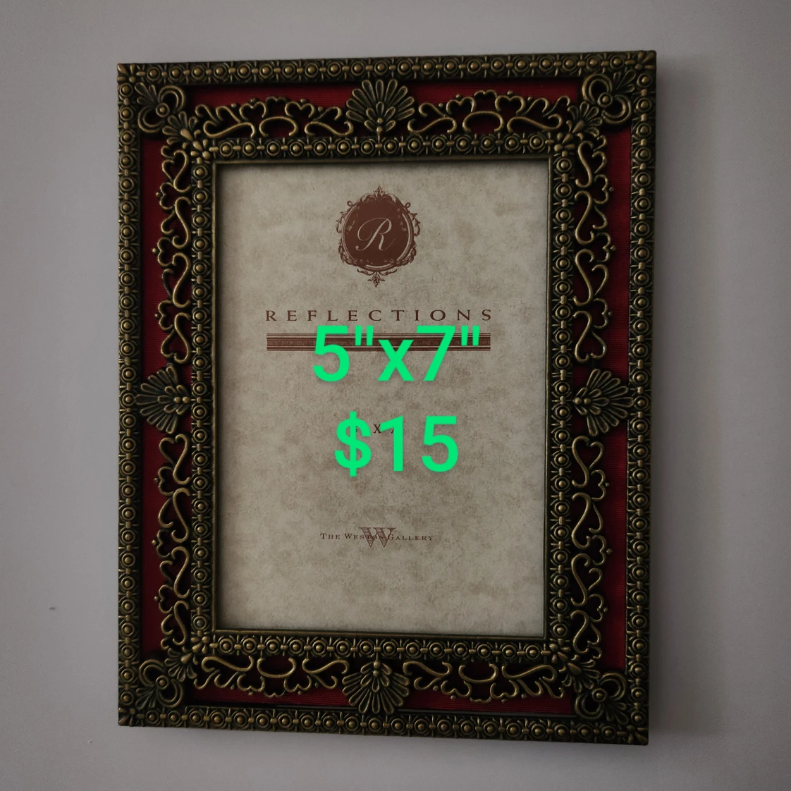 Brand New Metal Picture Frame 5"x7" thumbnail