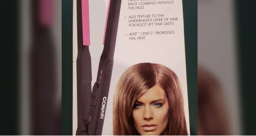 Unique hair flat iron