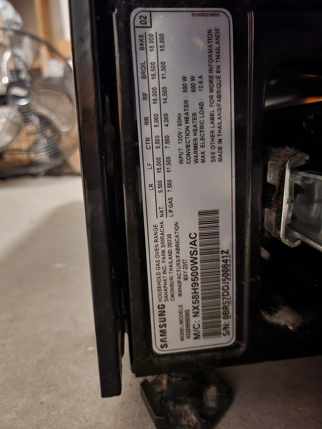 Samsung gas range - photo 4