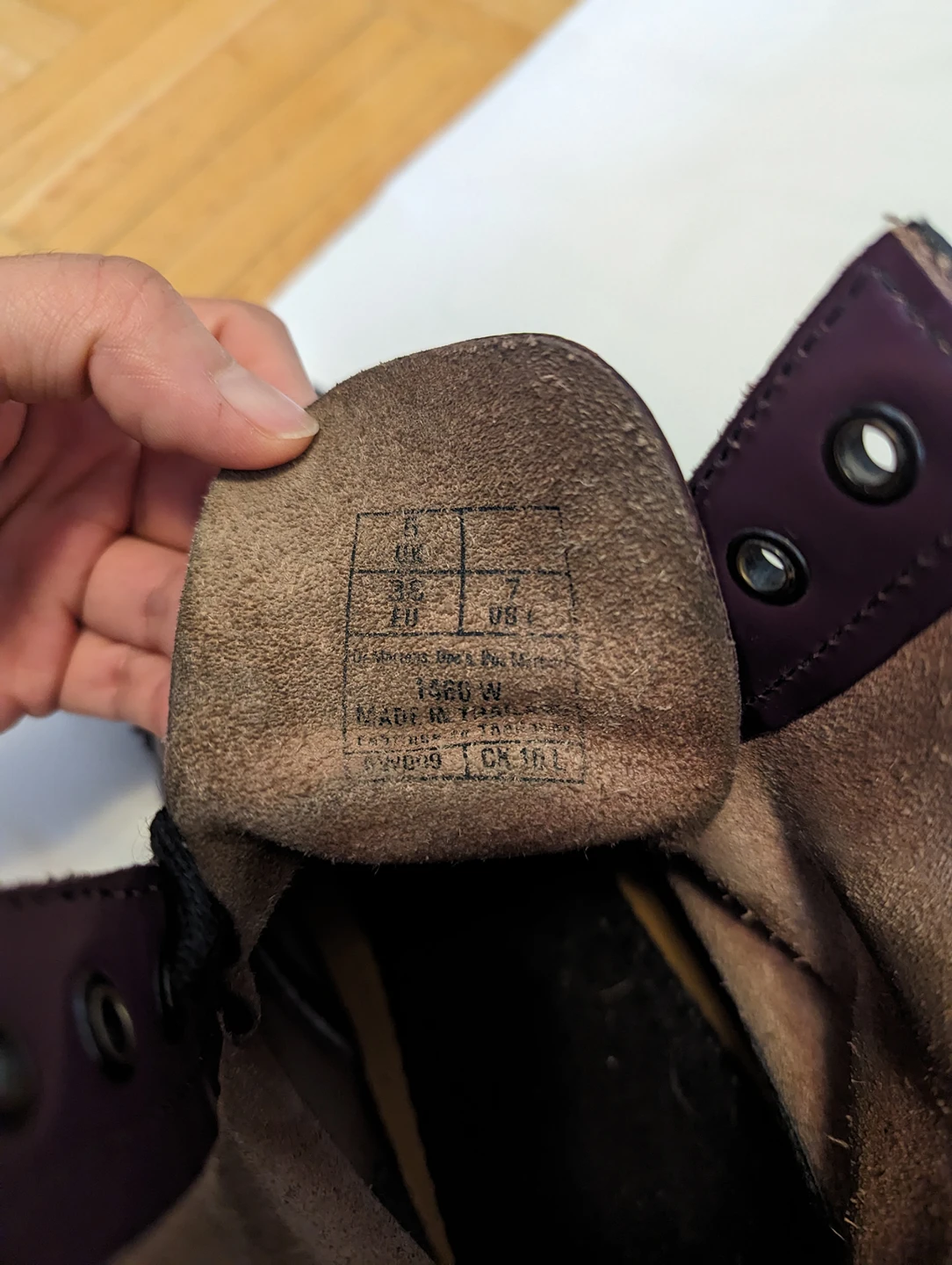 Dr. Martens Boots purple size 7 - photo 3