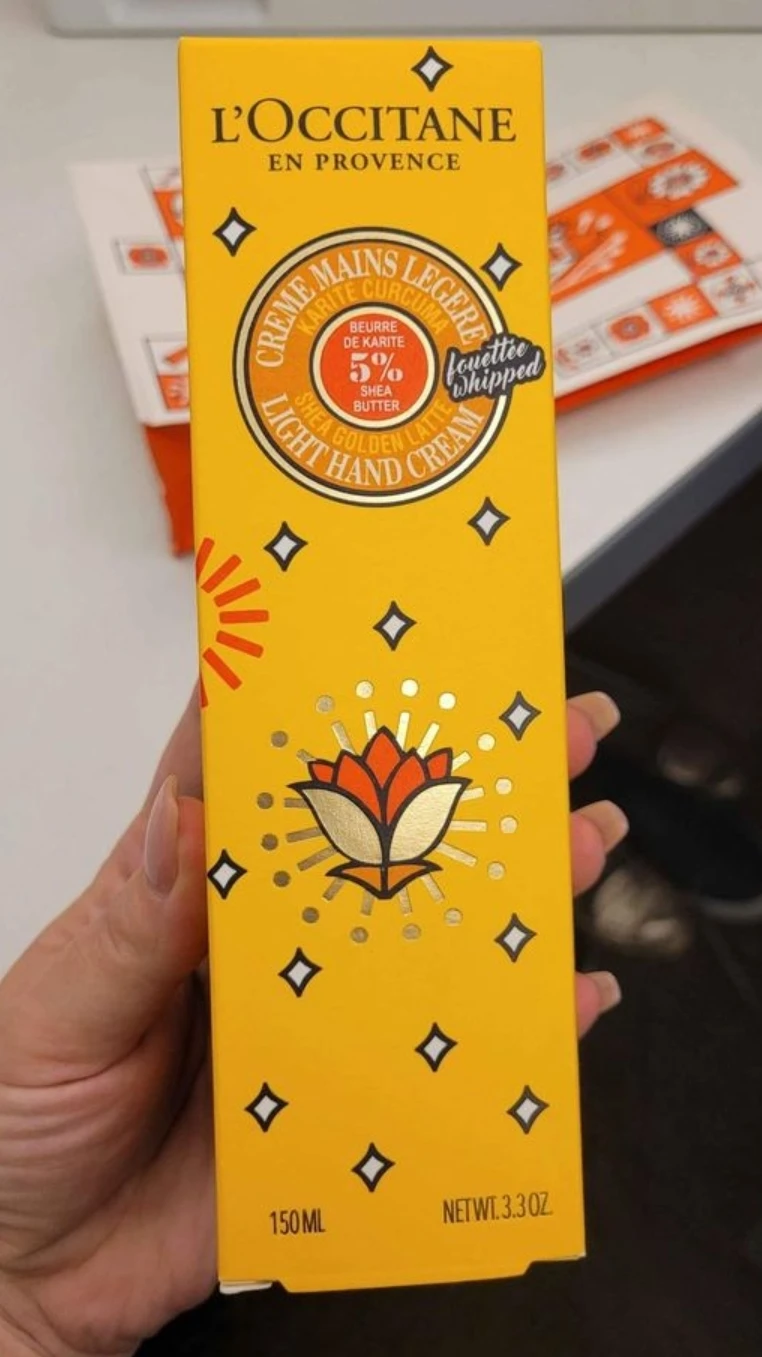 l'Occitane whipped hand lotion - shea golden latte thumbnail