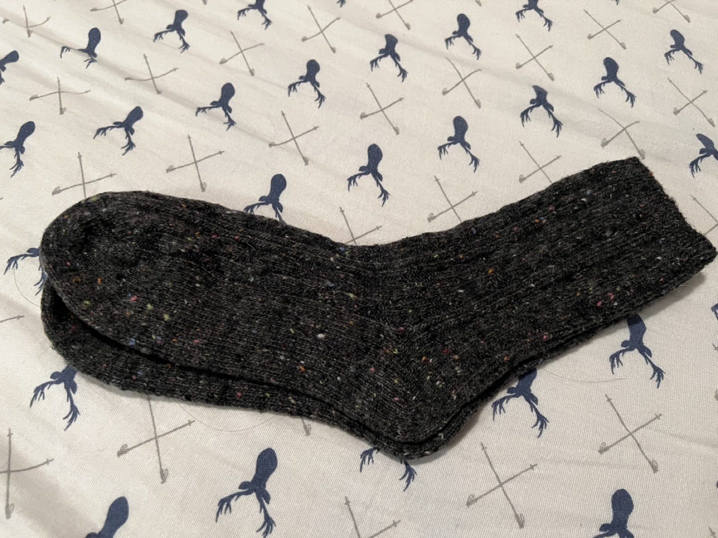 Women Wool Blend Socks with colourful dots NEW image indicator(2)