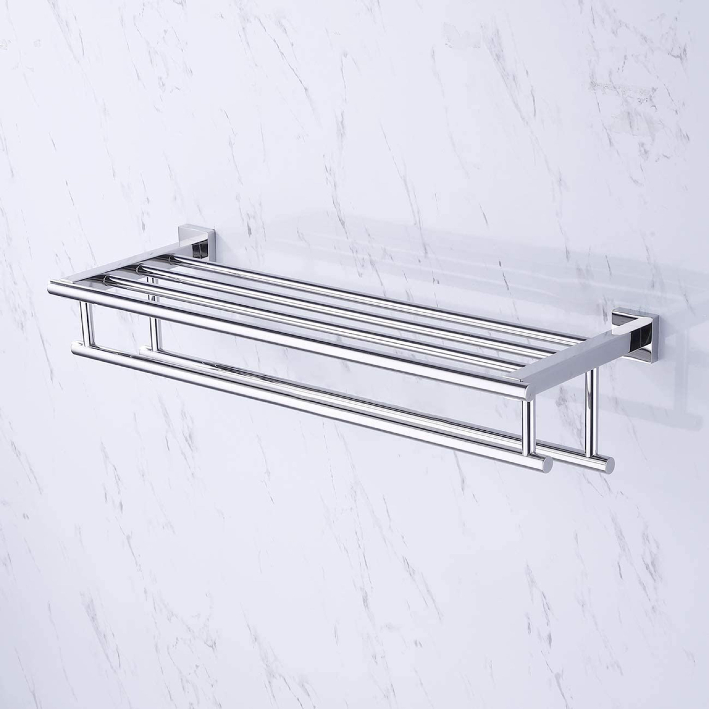 Bathroom Towel Shelf Stainless Steel image indicator(5)