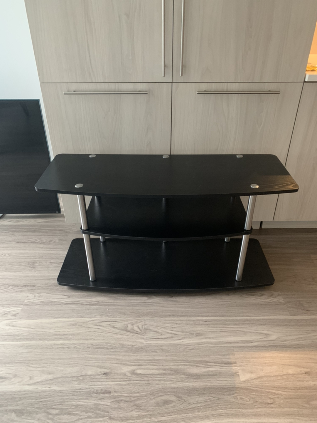 Tv stand for sale! Like new- black - photo 2