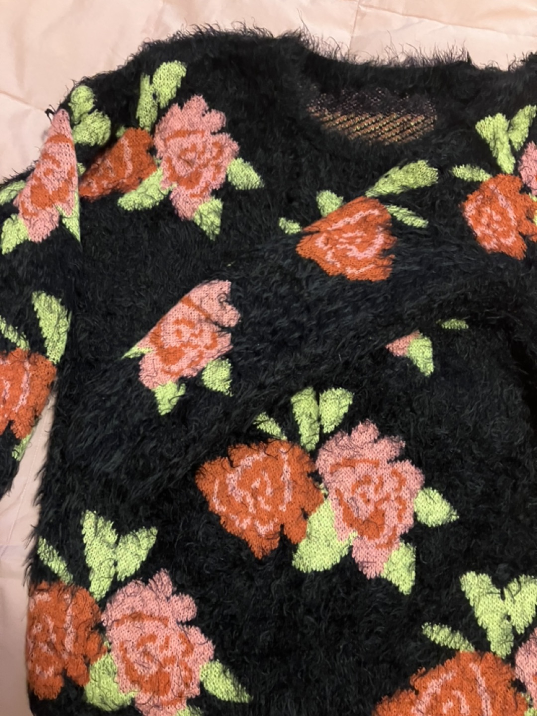 Floral sweater image indicator(3)