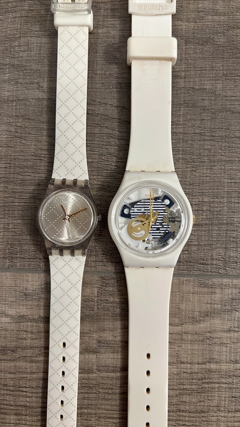 2 swatch watches both need battery replacement thumbnail
