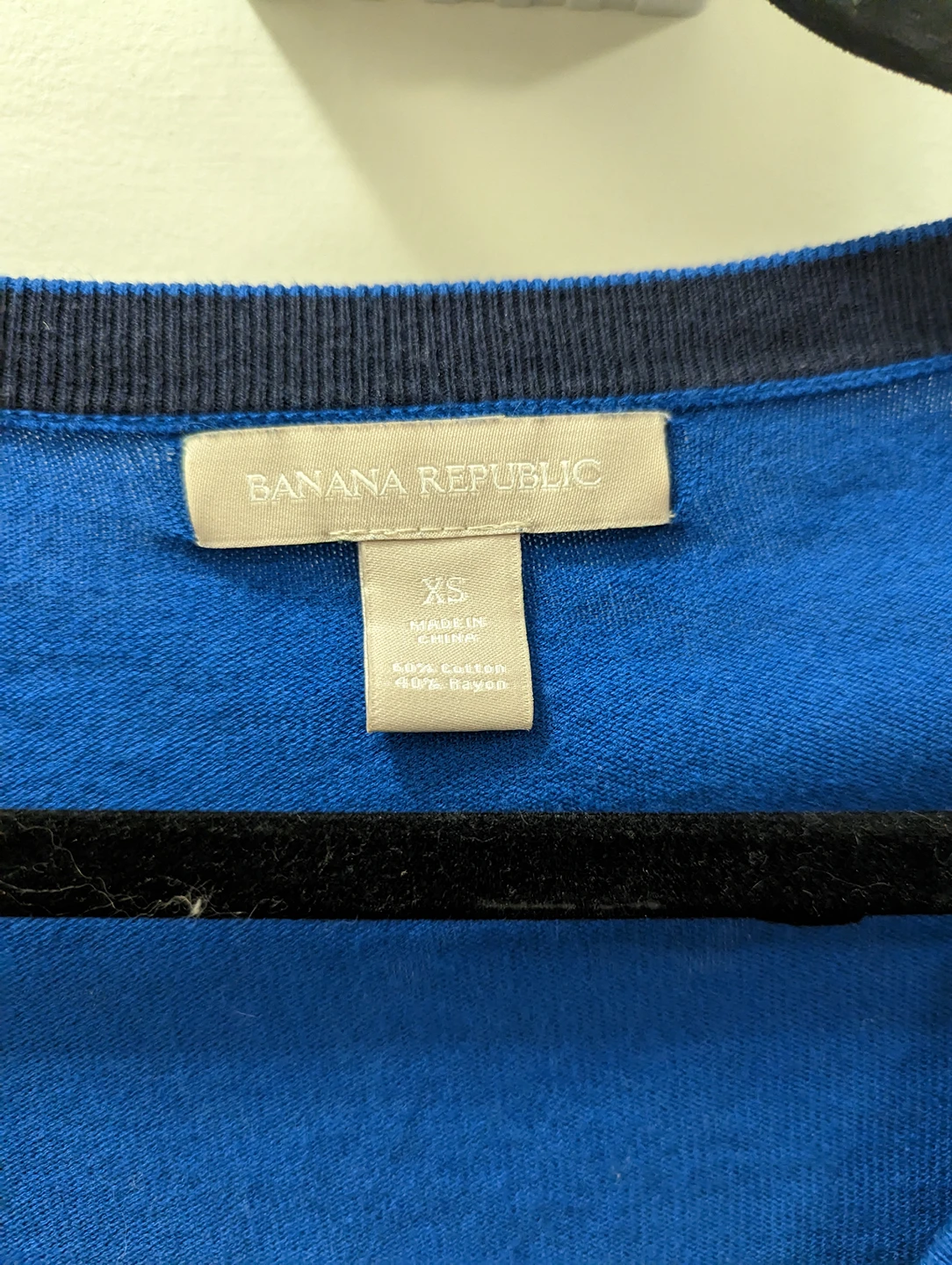 Blue Cotton Banana Republic cardigan - photo 4