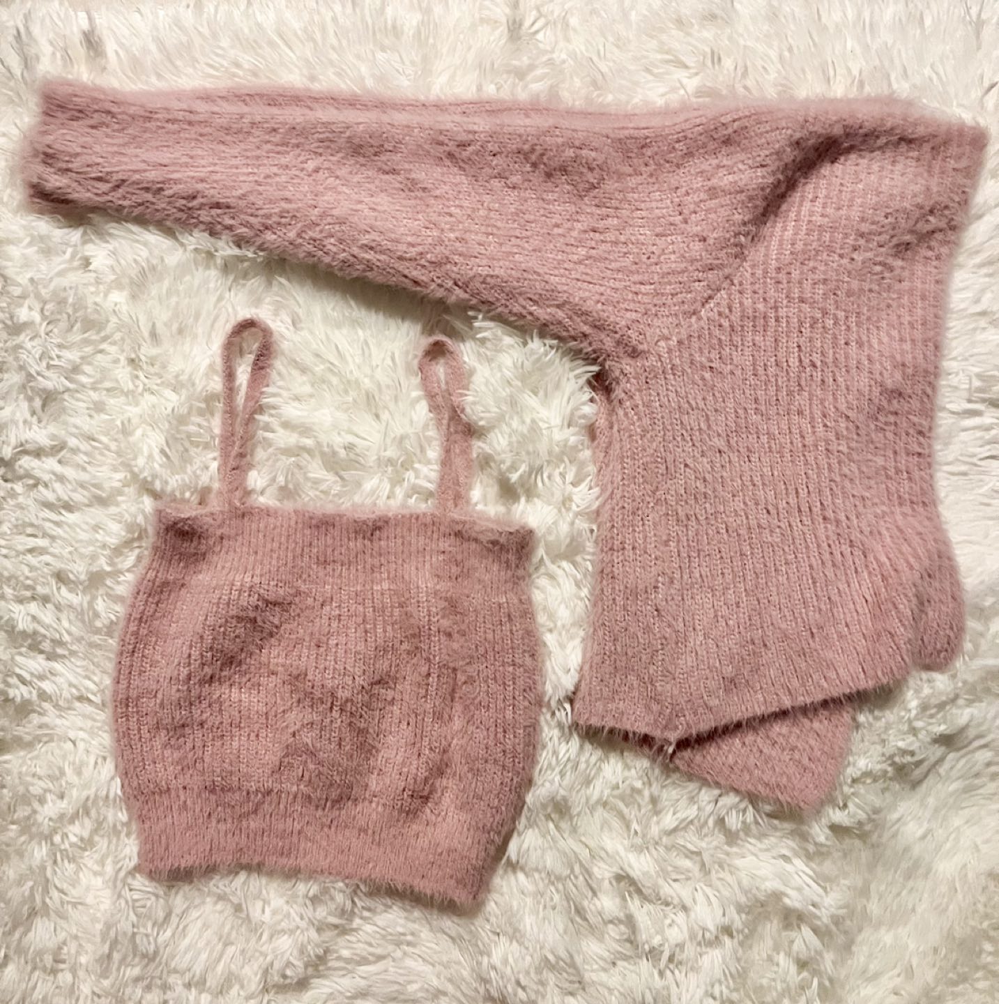 Pink neat& cardigan set - photo 2