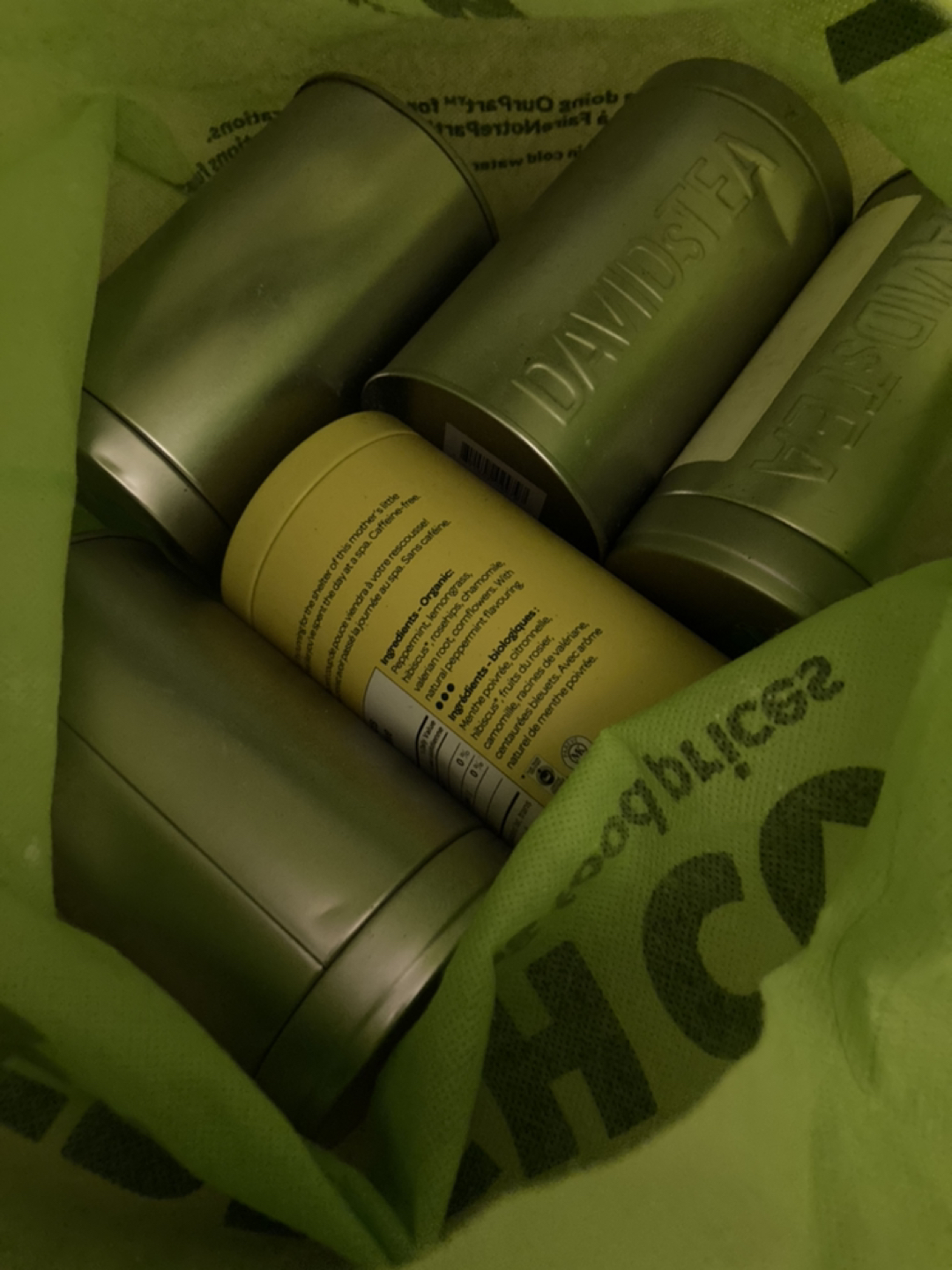 #freecycle empty tea tins thumbnail