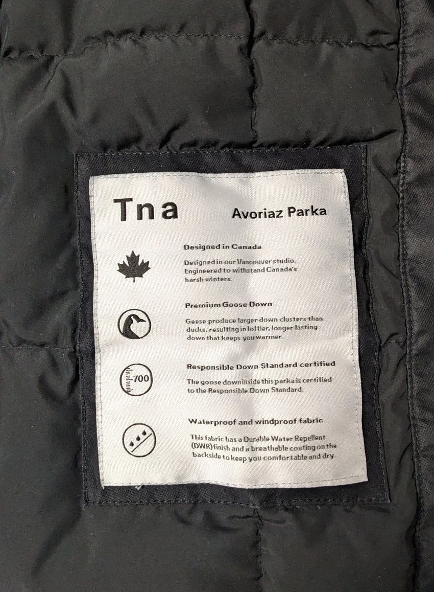 Aritzia Tna Avoriaz Parka (Medium/Black) - photo 4